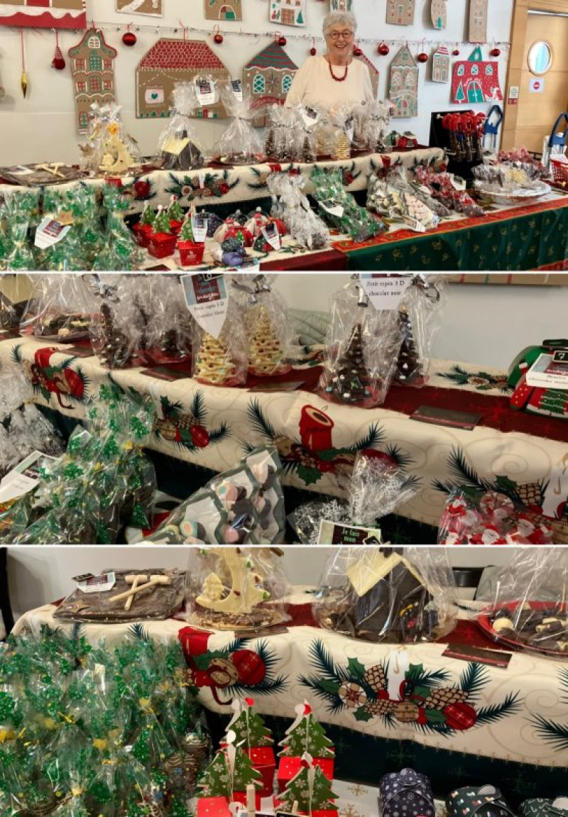 Second marché ce Noel, les dons