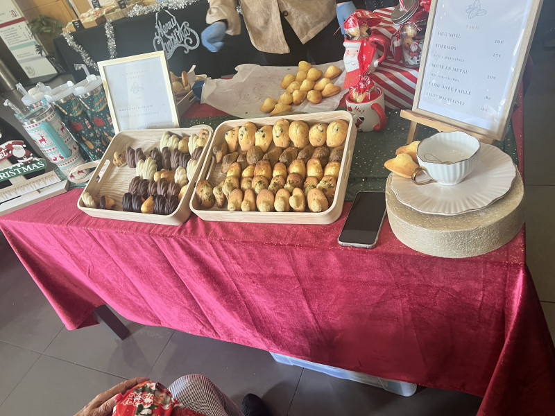Les stands créateurs du marché de Noel