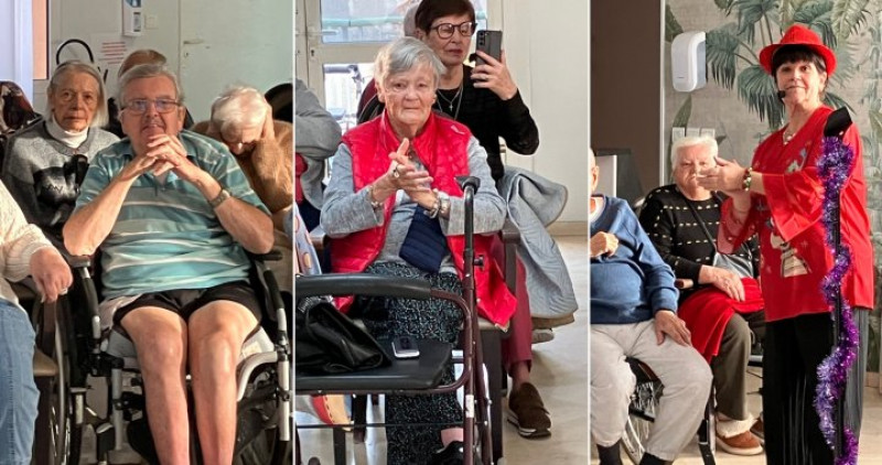 SPECTACLE DE NOEL POUR LES RESIDENTS