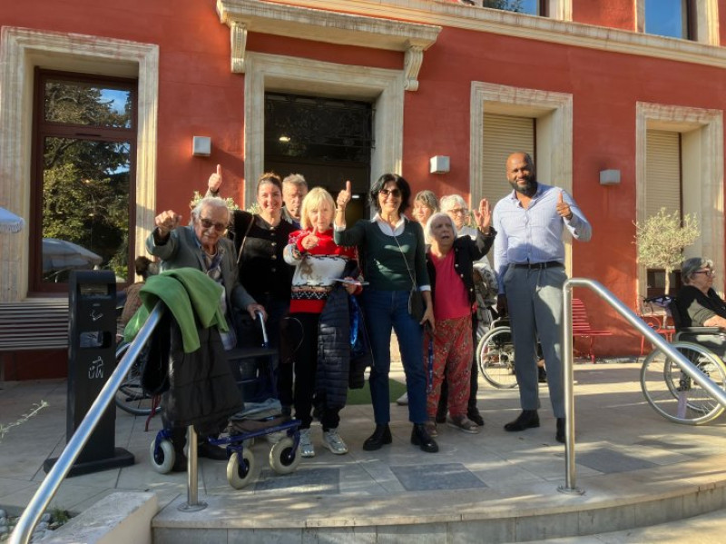 Visite inter ehpad avec les Jardins de la Ste Baume